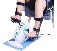 Ejercitador de pedal eléctrico motorizado con pantalla LCD, ciclo de brazo de pierna portátil para entrenamiento de fitness en casa y oficina