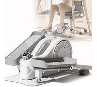 Ejercitador de piernas elíptico magnético portátil Debajo del Escritorio con Pantalla de Alta definición y diseño Antideslizante silencioso, 16 Ajustable para el Entrenamiento Diario en la Oficina.