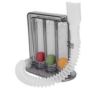 Ejercitador de respiración Dispositivo de ejercicio de pulmón de respiración profunda Herramienta de entrenamiento de capacidad vital de tres bolas