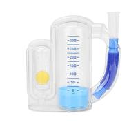 Ejercitador de respiración profunda, ejercicio de respiración de espirometría de 3000 ml, herramienta de entrenamiento de capacidad vital de respiración pulmonar