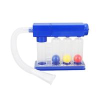 Ejercitador de Respiración Profunda para Pulmones, Ejercicio de Respiración Profunda para Pulmones, 3 Bolas Codificadas por Colores, 600 Cc a 1200 Cc, Sistema de Medición de