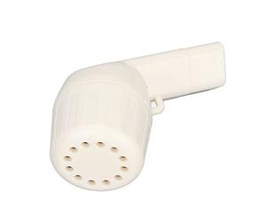 Ejercitador de Respiración Pulmonar, 2 Colores Entrenadores de Respiración de Mano Dispositivo de Terapia Respiratoria de Capacidad Pulmonar(Blanco)