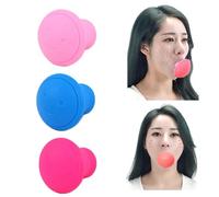 Ejercitador de tonificación facial y cuello para mujer, herramienta de ejercicio de doble mentón en forma de V, elimina los pliegues nasolabiales, aprieta la piel facial, herramienta portátil