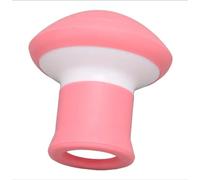 Ejercitador facial, yoga facial para apretar la piel, ejercitador de mandíbula, dispositivo de ejercicio de respiración de doble barbilla, adelgazante facial de mandíbula (rosa)