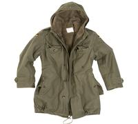 Ejército Alemán Clásico Parka Militar Combate Hombres Chaqueta Abrigo + Liner Ol