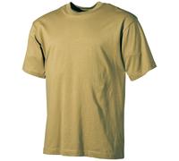 Ejército Combate Camiseta Hombres Ejército Policía Plain Top 100 % Algodón Coyot