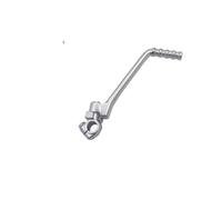 Ejes de Arranque de Patada, Palanca de Arranque para Motocicleta, Orificio de 13 mm y 16 mm, Pedal de Arranque para KAYO, SSR, SDG, BSE Dirt Pit Bike (Blanco, 13 mm)