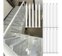 Ejes de barandilla de metal ajustables, postes cuadrados de balaustre de escalera de 270° para hotel, balcón, pasillo, columna de barandilla interior de loft, montaje en el suelo