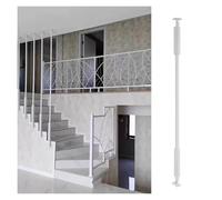 Ejes de escalera, barandilla de hierro, balaustres personalizables para escaleras de nivel y pendiente, altura ajustable de 20 a 240 cm