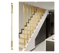Ejes de escalera, barandilla de hierro, balaustres personalizables para escaleras de nivel y pendiente, altura ajustable de 20 a 240 cm