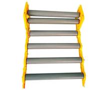 Ejes de rodillo de cinta transportadora portátiles, rodillos flexibles para transportadores temporales, ideales para almacenamiento de construcción y soluciones de manipulación de materiales