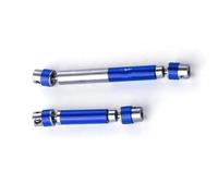 Ejes de Transmisión Compatible con HOBBYPLUS CR18P para Rock para Van 1/18 RC Actualizaciones Piezas Accesorios Juego De 2 Ejes De Transmisión Central De Acero(Blue)