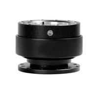 Ejes De Volante De Coche Adaptador De Cubo De Rueda Con Kit De Buje De Liberación Rápida Estilo Carrera Para Volante De Drift PCD-70/75 Mm(Black)