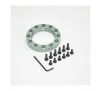 Ejes De Volante De Coche Espaciador De Aluminio Para Buje De Volante Negro De 0,5", 13 Mm(GRAY)