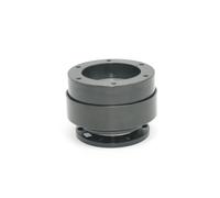 Ejes de Volante, Volante de Liberación Rápida Adaptador de buje de liberación rápida for volante de juego de simulación de carreras de 70 mm y 6 orificios, Uso apto para MOZA Simagic M10 A(Black)