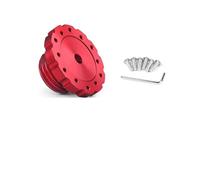 Ejes de Volante, Volante de Liberación Rápida Adaptador De Volante De Aluminio De 75 Mm For Juegos De Simulación De Carreras, Uso Apto Para Thrustmaster T300, T500, TS-PC Y TS-XW.(Red)