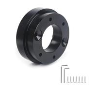 Ejes de Volante, Volante de Liberación Rápida Placa Adaptadora For Volante De 13/14 Pulgadas, 70 Mm, PCD, For Modificación De Volante De Carreras, Uso Apto Para Logitech G29, G920 Y G923.(Black)