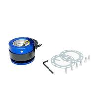 Ejes de Volante,Volante Hub Base de volante desmontaje rápido Modificación automóvil Dispositivo liberación rápida refuerzo extracción(Blue)