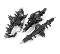 Ejes Delantero Trasero Rc Compatible Con Axial Para SCX10 AX90021 RC Aleación Aluminio Delantero/Medio/Trasero 1/10 Coche Trepador Control Remoto Modelo Camión Accesorios Actualización(1Set)