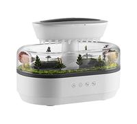 Ejes Difusor De - Humidificador Ultrasónico De Aromaterapia, Diseño De Gota De Lluvia, 7 Luces LED Cambiando Color, Dispositivo De Niebla Fresca Silenciosa