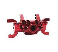 Ejes RC Compatible con HBToys ZP1001 ZP1002 ZP1003 ZP1004 1/10 RC Car 2 Piezas De Actualización De La Carcasa del Puente del Eje Delantero Y Trasero, Piezas De Repuesto(Red,Front)