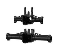 Ejes RC Compatible con TRX4M Crawler RC 1/18 Repuestos para La Carcasa del Eje Delantero Y Trasero De Aluminio CNC Mejorado(Front and Rear)