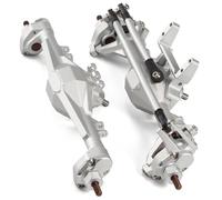 Ejes RC para Axial para SCX10 II 90046 para Vanquish VS4-10 F9 1/10 CNC Eje Portal Delantero Trasero Aluminio con Soporte Servo Chasis Trepador Control Remoto
