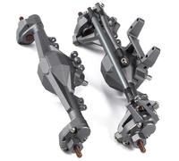 Ejes RC para Axial para SCX10 II 90046 para Vanquish VS4-10 F9 1/10 CNC Eje Portal Delantero Trasero Aluminio con Soporte Servo Chasis Trepador Control Remoto