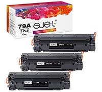 ejet Cartuchos de tóner compatibles 79A CF279A para HP LaserJet Pro M12/M26 Negro Pack de 3
