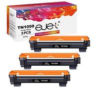ejet TN1050 Cartuchos de Tóner Compatible para Brother TN1050 TN-1050 para Brother HL-1212W HL-1210W HL-1110 DCP-1510 DCP-1610W HL-1112 MFC-1810 MFC-1910W DCP-1612W DCP-1512 Impresora (3 Negro)