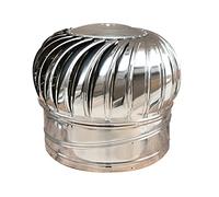 EJGMCNSGB Campana de Chimenea giratoria de Acero Inoxidable 304, Altamente eficaz, con Patas fijas, 350 mm, para Evitar Corrientes de Aire descendentes y Mejorar la ventilación.