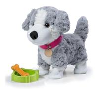 eJog Pup Perro Juguete con Control Vocal para Niños, Anda y Ladra, Habla, Mueve la Cola, Perro Interactivo Electrónico, Cachorro de Peluche de Animales, Regalo 3+ Años