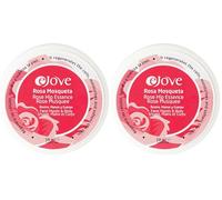 Ejove Crema de Rosa Mosqueta, tarro 50 ml : Crema de Manos Regeneradora para Cicatrices, Arrugas y Estrías (Paquete de 2)