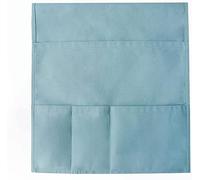 EJOXMQTZR Organizador De Reposabrazos, Sillón Caddy Bag Antideslizante Cabecera Almacenamiento Caddy Multifunción 4 Bolsillos Escritorio for El Hogar Soporte for Cama -Blanco|| 36 * 82cm(Lake Blue)