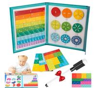 Ejoyiso Libro de demostración magnético de fracciones con recursos matemáticos (1)