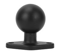 Ejoyous 1.5 Ball Mount Base C Size Ball Base Adapter 1.5 Inch Double Socket Arm CNC Machined Aluminum Alloy Rubber Plate with AMPS Hole Round Plate for de Montaje de