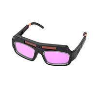 Ejoyous 1 par de gafas de soldadura LCD de energía solar con oscurecimiento automático con cuerda, antiflaces, antideslumbrantes, máscara de protección de seguridad con sombra ajustable