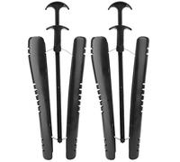 Ejoyous 1 par de tensores de botas, de plástico, con mango en H, Negro, Hormas para Ensanchar Zapatos