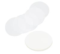 Ejoyous 100 Piezas de Película de Insignia, Láminas de Insignia Redondas, Material de PVC Transparente, Cubiertas de Película Circular, Película Protectora de Insignia de Protección de Patrón (58MM)