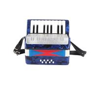 Ejoyous 17 Teclas Acordeón, Instrumento Musical Piano Bajo Acordeón para Niños Entrenamiento de Ritmo Instrumento de Primavera, para Estudiantes Artistas Amantes de la Música