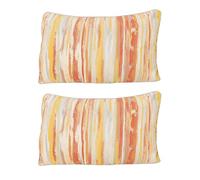 Ejoyous 2 Uds Fundas de Almohada, Fundas de Almohada Decorativas de Poliéster Suave, de Cojín Estilo Bohemio para sofá de Sala de Estar en Amarillo (50,8x30,5 cm/20x12 Pulgadas)