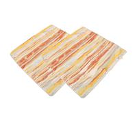 Ejoyous 2 Uds Fundas de Almohada, Fundas de Almohada Decorativas de Poliéster Suave, de Cojín Estilo Bohemio para sofá de Sala de Estar en Amarillo (45,7x45,7 cm/18x18 Pulgadas)