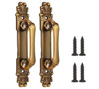 Ejoyous 2 Uds Manijas de Puerta Manijas de Muebles Estilo Europeo Vintage Manija de Puerta Antigua Gabinete Hardware Latón Antiguo Gabinete Lazo Cajón Perillas Gabinete de Cocina Manijas