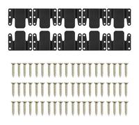 Ejoyous 4 Piezas Conectores de Sofá Seccionales Soporte de Conector de Sofá de Metal 75 × 62 Mm Seccional Universal Enclavamiento Fácil Instalación para Reclinable de Sala de Estar (10 PCS)