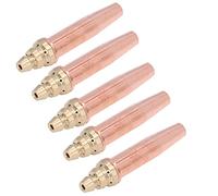 Ejoyous 5 Puntas de Corte de Latón, Cobre, Boquillas de Soldadura de Propano Isobárico G03 4 5 6 CNC Mecanizado 1,3 1,6,8 Mm para Máquina Antorcha Corte de Metal Industrial (G03-4#)