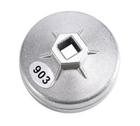 Ejoyous 74mm Filtro de aceite 14 ranuras Aleación de aluminio Filtro de aceite clave Herramientas Filtro de aceite