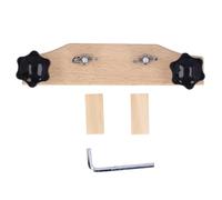 Ejoyous Abrazadera de Puente de Guitarra, Herramienta de Reparación de Puente de Guitarra Acústica de Madera de Arce con Pernos de Metal, Espaciadores de Corcho y Llave en L, Abrazadera de Sujeción