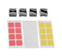 Ejoyous ABS Doble Capa Keycaps con Cubierta Transparente, 4PCS (Black)