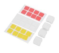 Ejoyous ABS Doble Capa Keycaps con Cubierta Transparente, 4PCS (White)