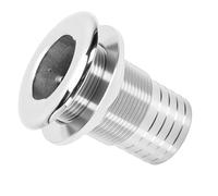 Ejoyous Accesorio Pasante para Casco, Conector de Púas de Acero Inoxidable 316 de Grado Marino para de Refrigeración de Drenaje Inferior de Cabina de Barco, Tamaño de 2,95x3,35